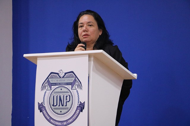 Intervención de Maria Eugenia Cruz, Representante de la Corporación Mujer sigue mis Pasos y protegida de la UNP.