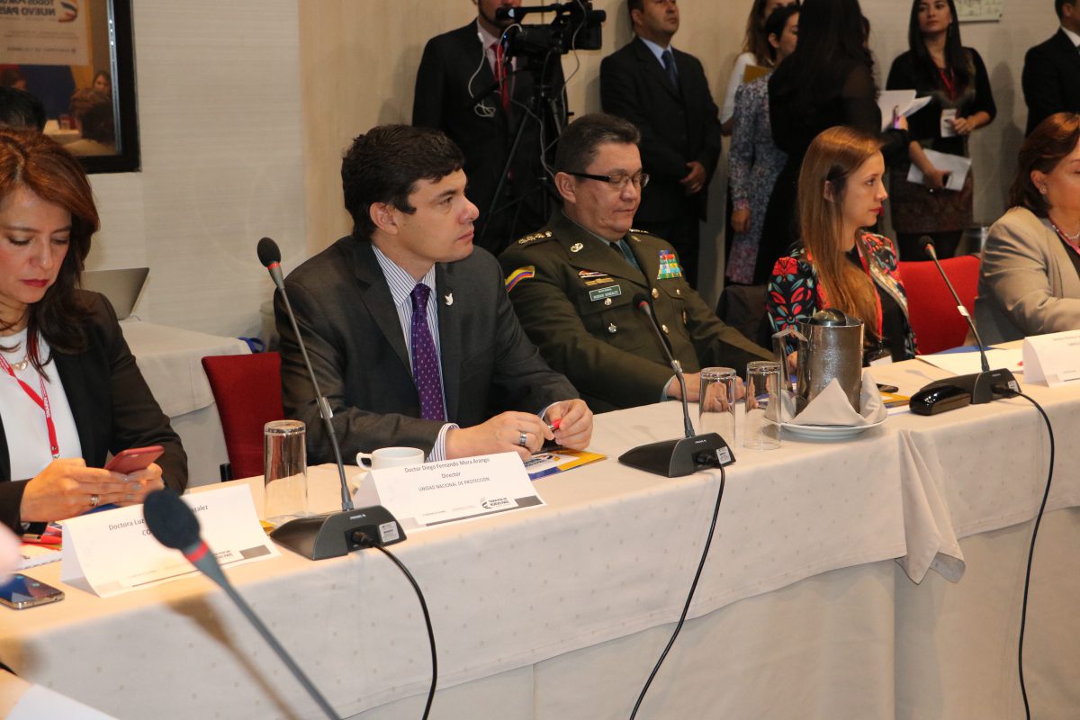 Diego Mora, director de la UNP, en encuentro SNARIV, Bogotá, Noviembre de 2016