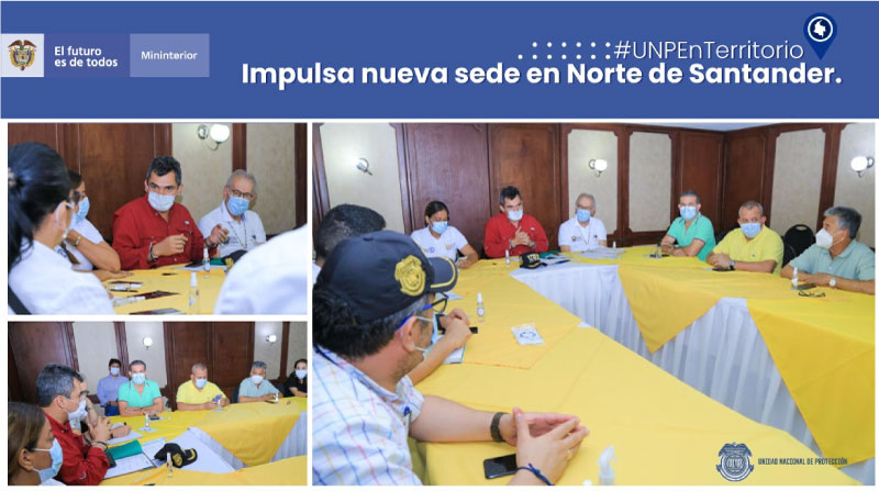Imagen - Director UNP presenta proyecto para nueva sede a gobernación de Norte de Santander, a alcaldía de Cúcuta y a los alcaldes del área Metropolitana