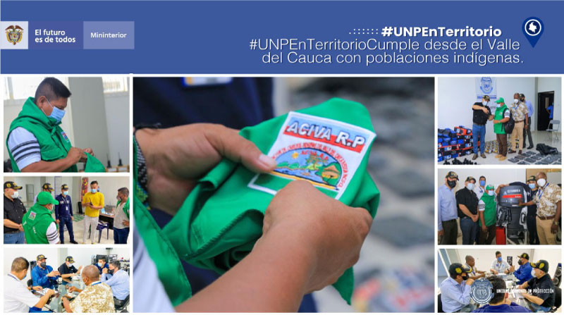 Más de 7 mil pobladores indígenas del Valle del Cauca resultaron beneficiados con entregas de medidas de protección colectivas implementadas por #UNPEnTerritorio