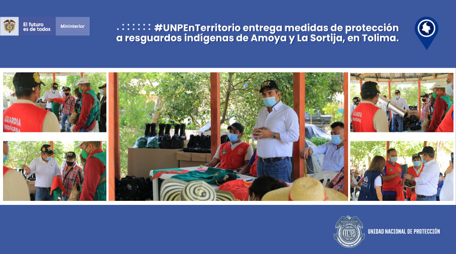 #UNPEnTerritorio llega a Ortega, al sur del Tolima y entrega medidas de protección a más de 700 pobladores indígenas de resguardos La Sortija y Amoya