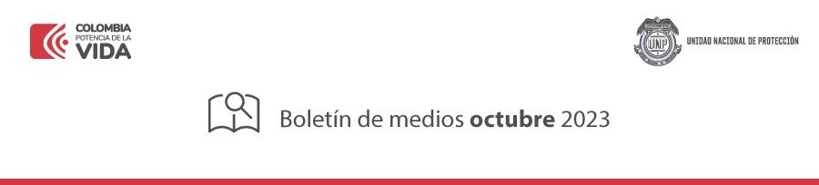 Imagen destacada boletín de medios mes de octubre de 2023.