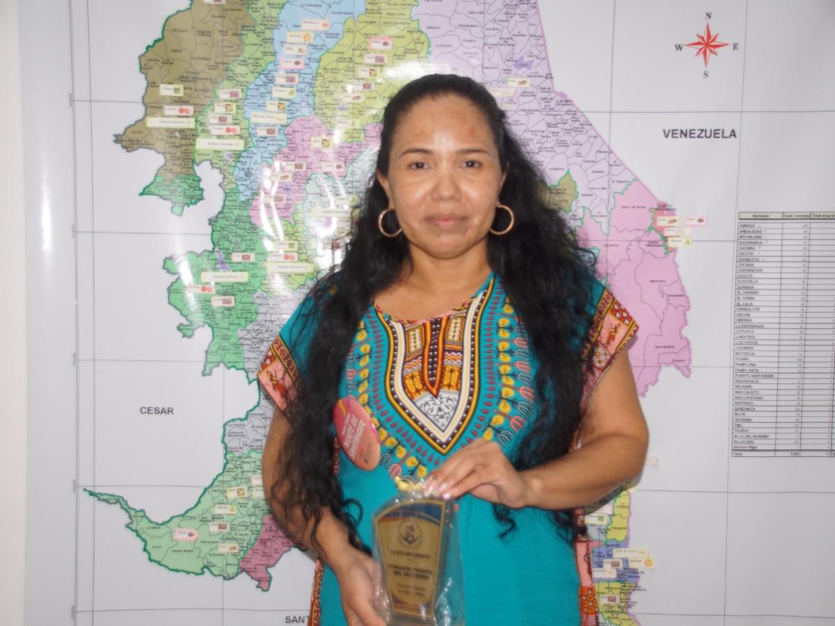 La mamá grande del Catatumbo nominada a Mujer Cafam 2024.