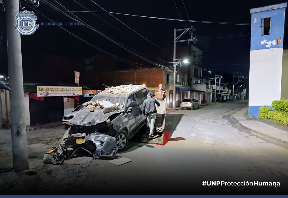 Reportan colisión de vehículo de la UNP 