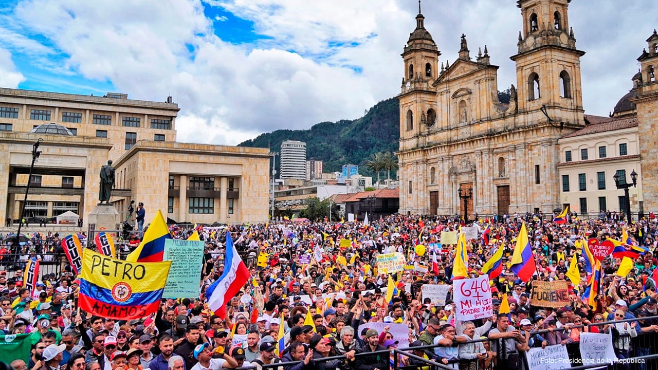 masiva movilización del 1° de mayo