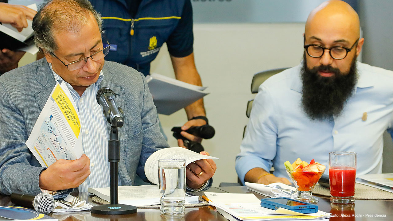Gustavo Petro y Carlos Carrillo