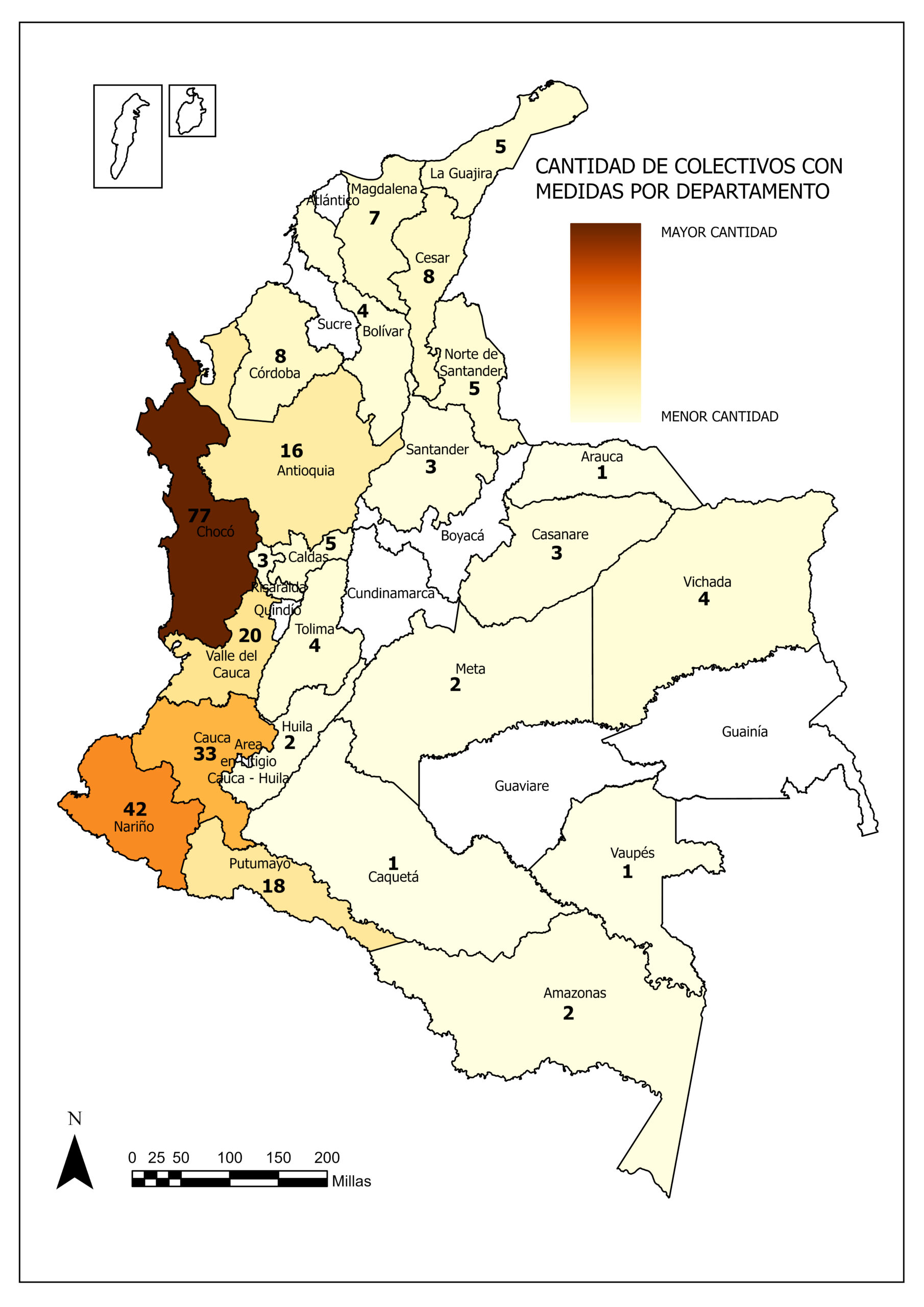 Distribución nacional colectivos con protección