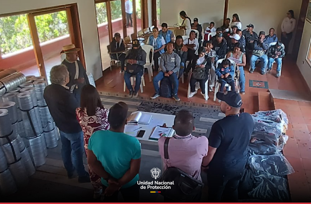 UNP fortalece las medidas de protección a una comunidad con Enfoque Diferencial Étnico en Silvia Cauca