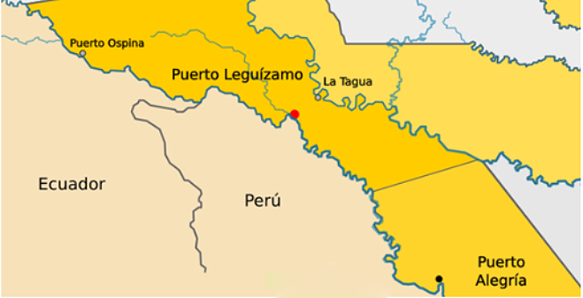 Mapa Puerto Leguízamo