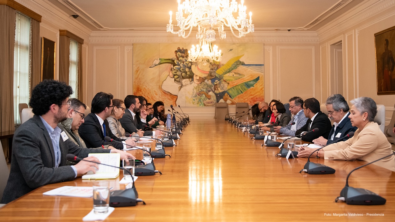Reunion Gobierno Nacional y Alcaldía