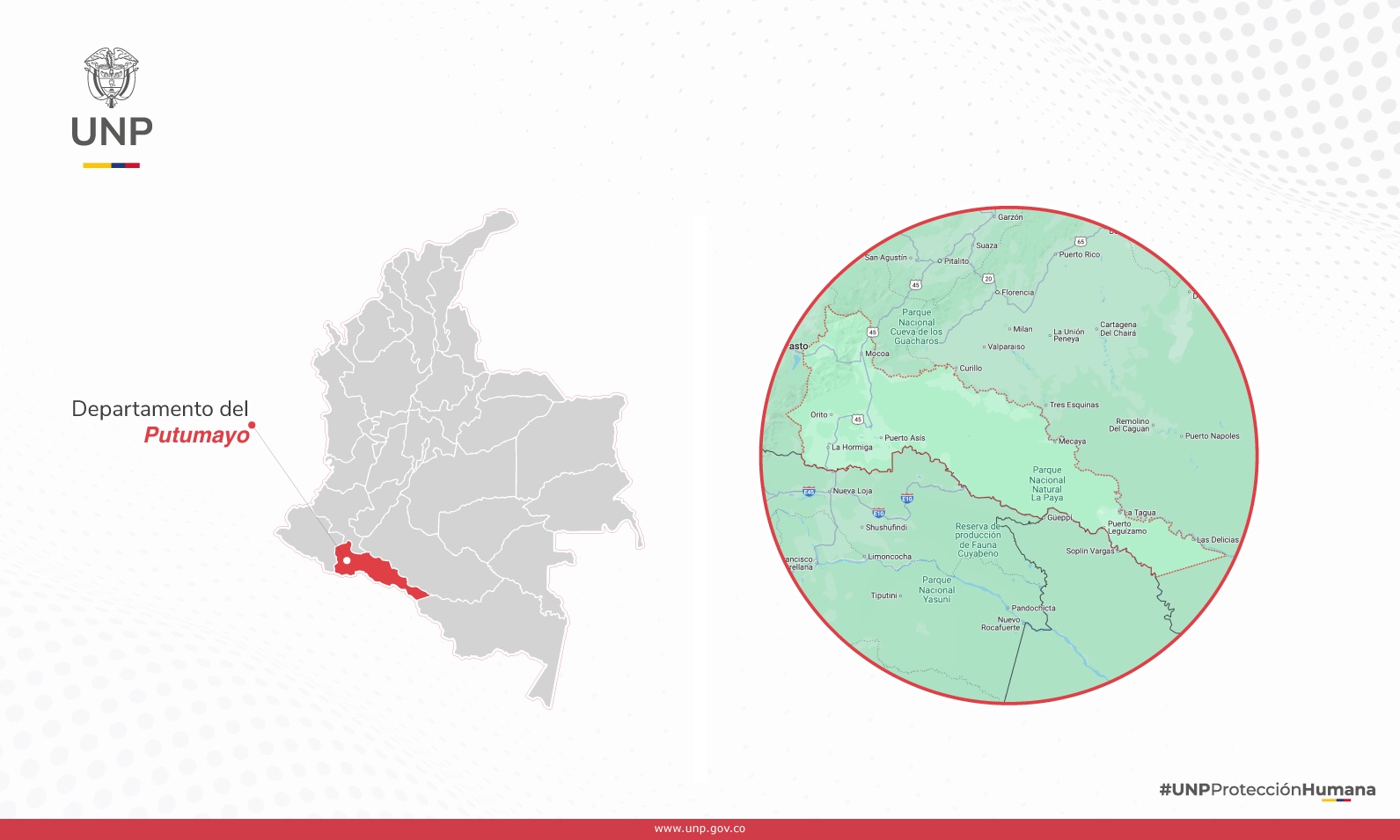 Mapa Putumayo