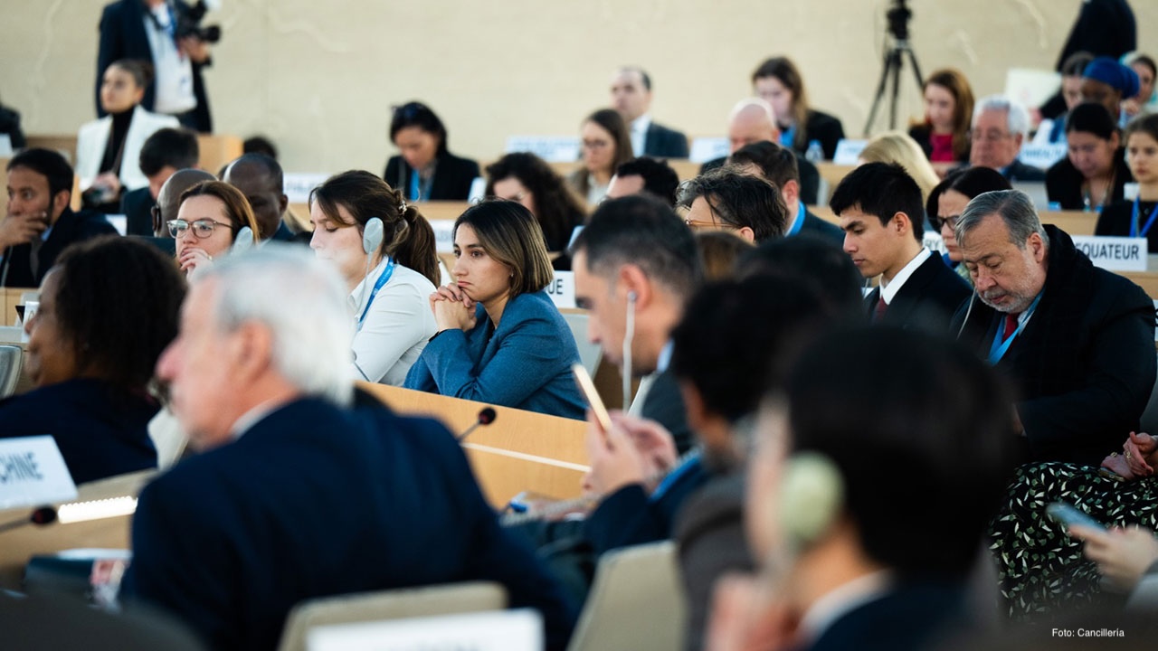 Colombia sesiona por primera vez como miembro del Consejo de DD. HH. de la ONU, reafirmando su postura por la dignificación de las personas migrantes