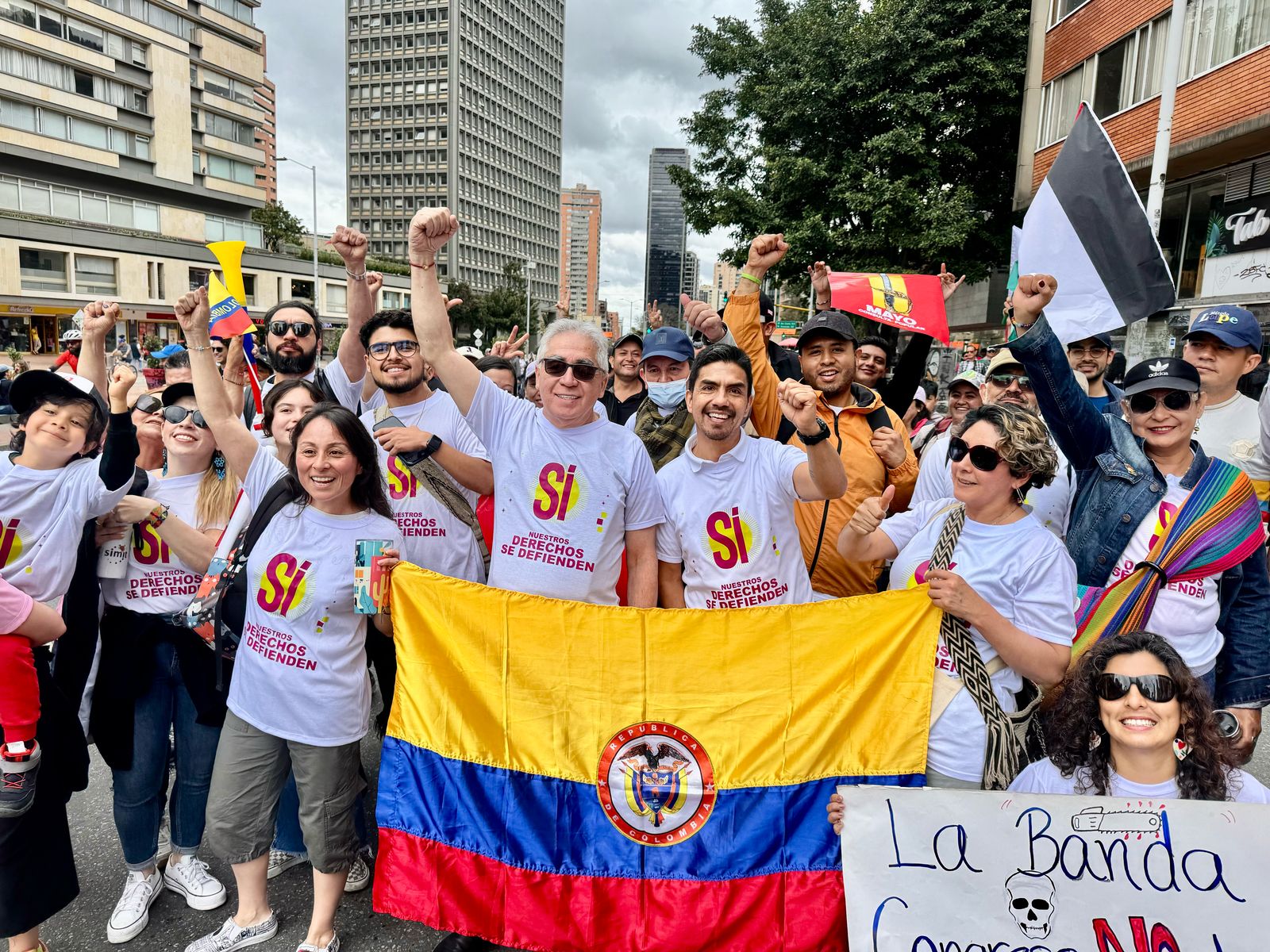 Director UNP participó en marcha del 1 de Mayo