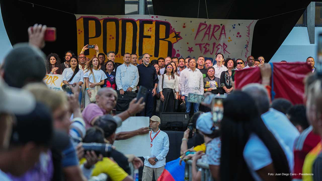 ‘La justicia tiene que ser libre, no arrodillada al crimen ni a la política’: presidente Petro desde Medellín