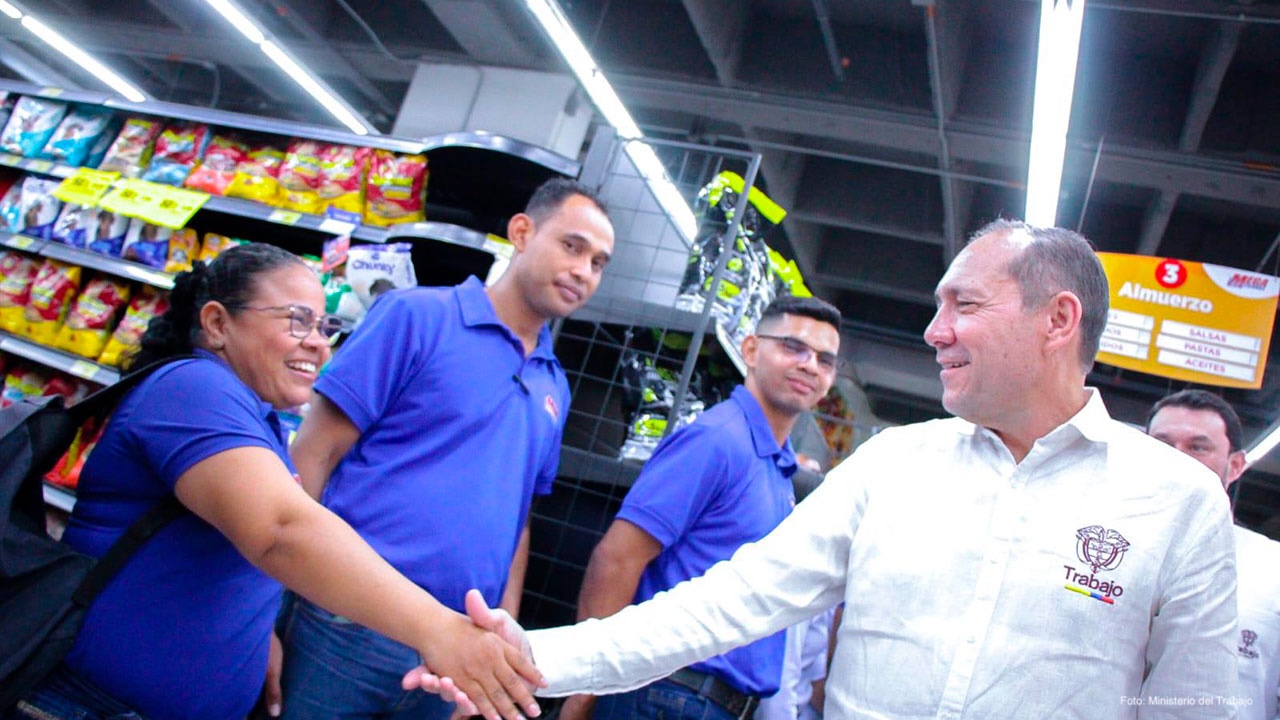 Con el liderazgo de MinTrabajo, Megatiendas del Caribe formalizó a 180 trabajadores