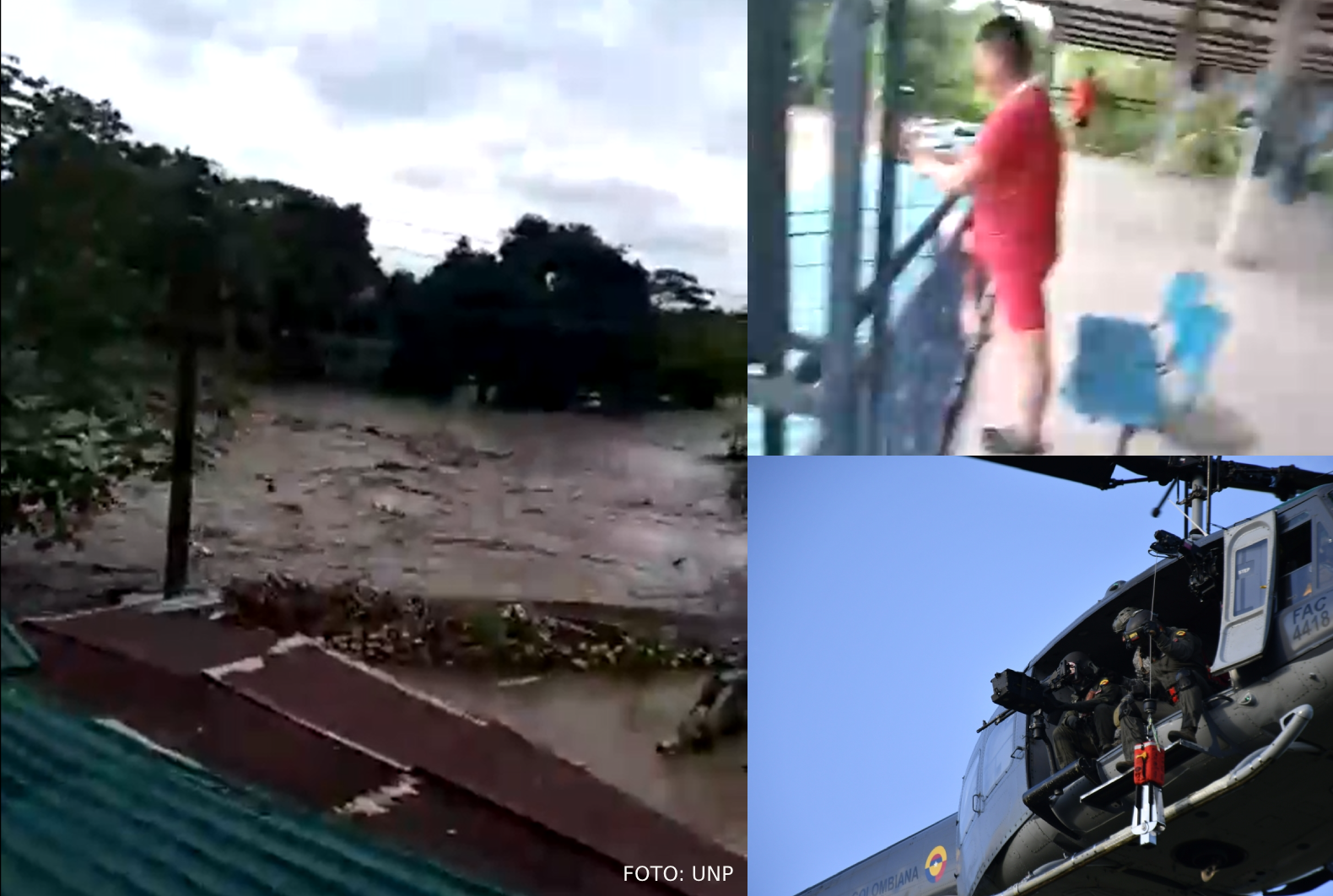Familia acorralada por inundaciones es rescatada en Villavicencio: la intervención de la Línea Vida 103 y los organismos de socorro salvaron estas vidas