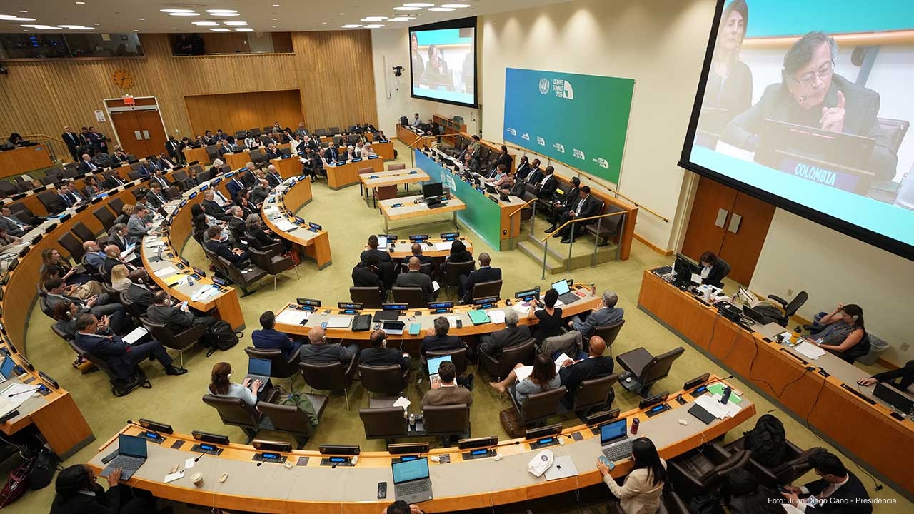 ‘El genocidio en Gaza es una demostración del poder de la barbarie’, dijo el presidente Petro en diálogo de alto nivel en Naciones Unidas