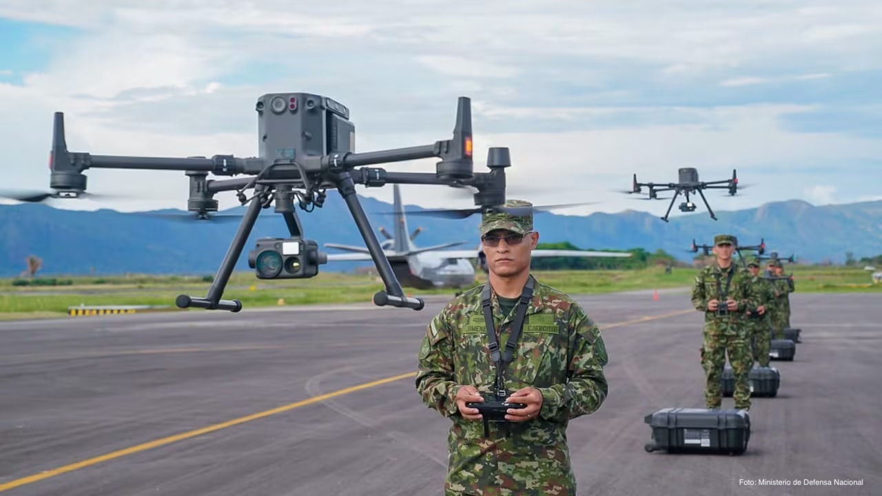 Gobierno puso en ejecución el Proyecto Escudo Nacional Antidrones, que costará $6,3 billones