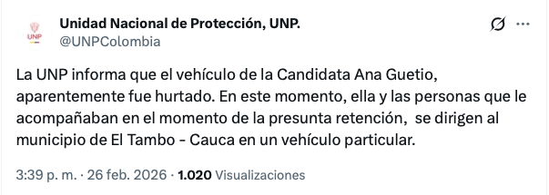 Post X UNP